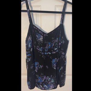 Torrid Floral Cami Top 0 (will fit 1 as well)